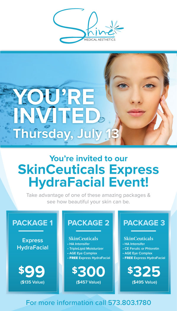 SKINCEUTICALS EXPRESS HYDRAFACIAL EVENT