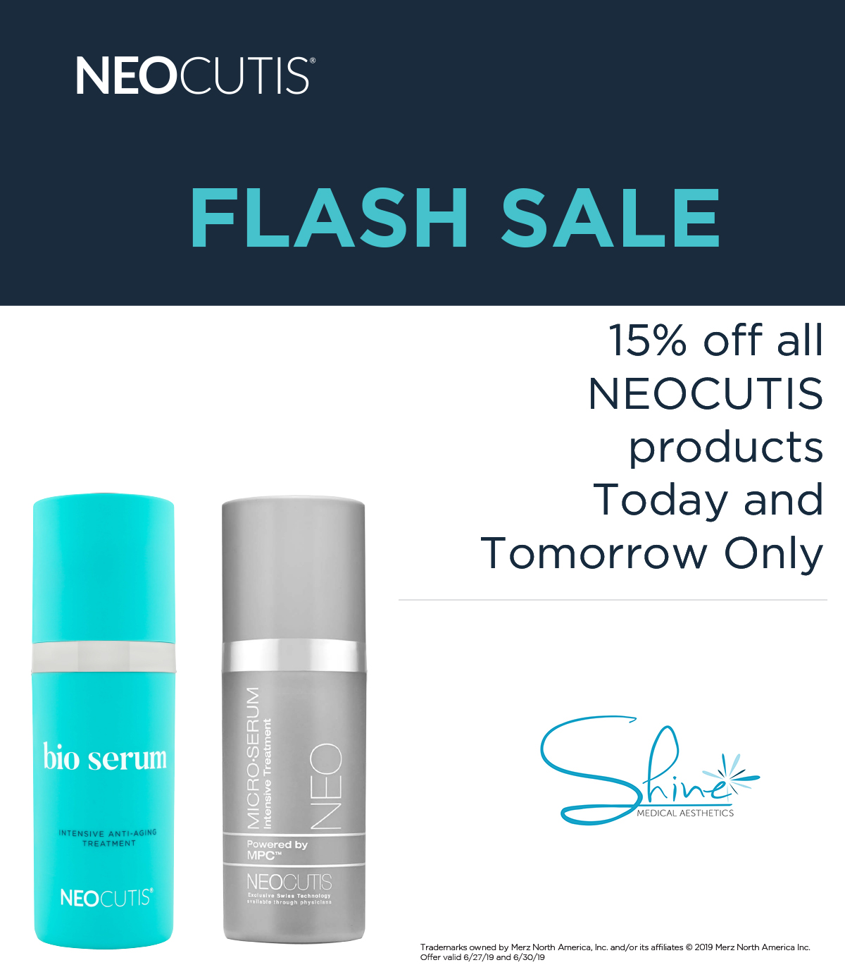 NEOCUTIS FLASH SALE